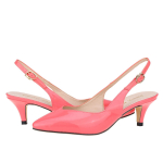 Moteri&scaron;kos 50 mm smailios sagties sandalai Slingback Pumps auk&scaron;takulniai Kitten Heel vakarėlio vestuvinė suknelė Patogūs batai 39