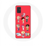 Coque pour Samsung Galaxy A71 BTS TinyTAN Animation BT21 Affiche