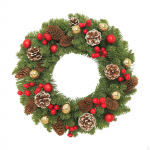 Christmas Wreath Holiday Garland Xmas Decor 40 cm Front Door for Dining Room