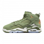 Air Jordan MVP GS Sky J Light Olive Vaikams Sportbačiai Žali Ry&scaron;kiai-Mandarininiai Juodi DZ5577-300 36.5