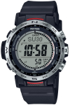 &bdquo;Casio Pro Trek Climber Line Solar&ldquo; pagamintas i&scaron; biomasės, juodas, radijo bangomis valdomas laikrodis, plastikinis, PRW-35-1AJF, vyri&scaron;kas. juoda
