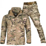 Vyri&scaron;ka lauko softshell striukė, vėjui nelaidi, kvėpuojanti, aksominė alpinizmo striukė M