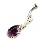 Les Tr&eacute;sors De Lily [E3600] - Body Piercing 'Shirley' Violet violetinė