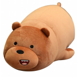 28-78 cm Animacinis filmas We Bare Bears pliu&scaron;inis žaislas Mielas Grizzly Panda IceBear pliu&scaron;eliai Mink&scaron;tas me&scaron;kiukas Panda baltojo lokio lėlė 78cm