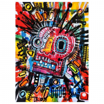 Abstract Street Graffiti meno drobės tapyba Pop portreto meno plakatai ir spausdintos sienos paveikslėlis gyvenamojo kambario namų dekoravimui 20x30cm