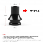 Universalus M10X1.5 M10X1.25 M12X1.25 Sriegio perjungimo rankenėlės bagažinės laikiklio adapteris Rankinis pavarų perjungiklis skirtas Honda Toyota skirta Nissan M10 and 1.25
