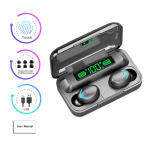 F9 5C belaidė sportinė į ausis įdedama ausinė Bluetooth 5.0 TWS su mikrofonu HiFI stereofoninė įranga, skirta Xiaomi Android IOS