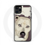 Coque Iphone 11 Pro Max Pitbull Blanc balta
