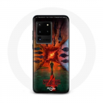 Coque pour Samsung Galaxy S20 Ultra Stranger Things Saison 4 Affiche Equipages de la Nouvelle Th&eacute;ori