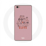 Coque pour Huawei P8 Lite Elite Saison 5 Affiche personnages Fanart Logo