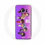 Coque pour Samsung Galaxy S6 BTS TinyTAN Animation Affiche RM Jin Suga J-Hope Jimin Jungkook Et V Mi