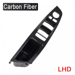 Car Accessories Carbon Fiber Inner Door Handle Panel Pull Trim Cover For BMW 5 serie F10 F11 520d 530d 535i 550i