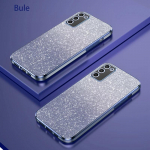 Blizgus blizgus padengtas silikoninis dėklas, skirtas Samsung Galaxy A05S A02S A03S A03 A04 A04E A04S A05 A 05 04 03 02 mink&scaron;tas galinis dangtelis Coque Galaxy A05 mėlyna