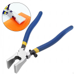 Stiklo replės laužymui, bėgimui, su plok&scaron;čiais žandais mozaikoms with Flat Jaws