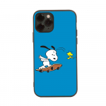 SM3 Lovely SnoopyBlack sofos dėklas, skirtas Xiaomi Poco X6 X4 M5 M6 F5 F6 C65 C55 C50 C51 C40 Pro Redmi 14C A3X 13C 12C 11T 10A 9C Note 7 6 8A Plus Redmi Note 12 Pro 4G bedugnė