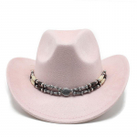 Zom&scaron;inis vakarieti&scaron;kas kauboji&scaron;kas skrybėlė, cilindras, susukama džiazo skrybėlė, vyri&scaron;ka jojimo veltinio skrybėlė, vilnonė skrybėlė M（56-59cm）