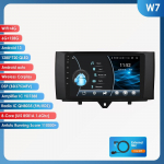 Hizpo Carplay 4G Android 13 Automobilinis radijas Smart Fortwo 2011-2015 Multimedijos vaizdo grotuvas GPS 2din Automagnetola I&scaron;manusis ekranas WIFI Bluetooth RDS FM W7 8Core 6G 128G
