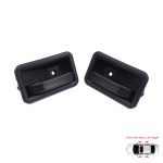 BDP1441 Kairė De&scaron;inė Vidinė Durų Rankena Atidarytuvas Juoda Renault 19 2 fazė 1992-2000 Clio MK1 1990-1999 7700813585 7700813586