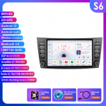 Ossuret 8 Mercedes Benz E-klasei W211 E200 E220 E300 E350 E240 E270 E280 W219 su automobilio radijo palaikymu, belaidžiu i&scaron;maniuoju DVR, Carplay, Android Auto S6 8Core 6G 64G AI
