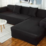 Universalus Elastingas Sofa Klojinių Užvalkalas - Vienspalvis, Atsparus Įbrėžimams, Apsauga keturiems sezonams Chaise Lounge klojiniams 3-Seater (190-230cm)