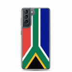 Telefono dėklas - Samsung - Galaxy S21 Plus - Pietų Afrikos vėliava - Lankstus - Daugiaspalvis