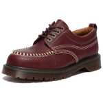 Dr. Martens Amp Vintage Apvalus priekis Storas padas Suvarstomi Laisvalaikio Odiniai Batai Unisex Batai Tamsiai Raudoni 42091600 42