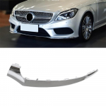 Kairės priekinio buferio chromuota apdailos juosta tinka Mercedes W218 CLS400 550 2015-18