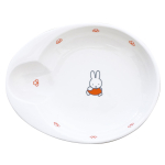 Dick Bruna Universalus dizainas Osanpo Mikrobangų krosnelė ir indaplovė Pagaminta Prekės numeris 218141 Miffy Lengvai semiamas makaronų/kario lėk&scaron;tė, didelė, 21cm, Serija, balta