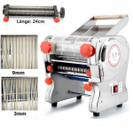 Naujas 220V 750W Automatinis Makaronų Gaminimo Aparatas Nerūdijančio Plieno Makaronų Gaminimo Ma&scaron;ina 3mm/9mm Pjaustyklė, Peilio Plotis 18cm/24cm 24CM