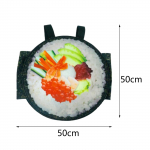Sushi Rulono Helovino Kostiumas Juokingas Aprėpalas Naujiesiems Metams Vaidmenų Žaidimui Foto Rekvizitas Suaugusiems juoda