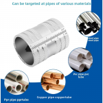 Vidinis& I&scaron;orinis vamzdžių nuvalymo nuo atplai&scaron;ų, fazės nuėmimo, valymo grandiklis, freza 1/4 - 1-3/8 6- 36Mm Vario/Aliuminio/PVC One Size