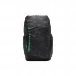 Nike raidės logotipas audinio kuprinė Unisex kuprinės Juoda Anglies juoda Stadiono žalia FN0943010 Black & Coal Black & Stadium Green
