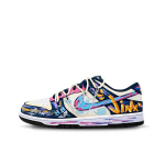 Nike Dunk Atsparūs slydimui Atsparūs dilimui Žemi Skateboard batai Unisex Juodi Geltoni Mėlyni DD1391-100(Team516-) 37.5