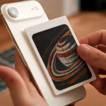 NAUJAS E-ink ekranas Magnetinis Ne&scaron;iojamas 4 colių Keturių spalvų Ekranas Palaiko NFC Mini Nuotraukų Rėmelis Elektroninė Etiketė skirtas IOS/Android
