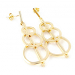 Les Tr&eacute;sors De Lily [B9525] - Boucles Plaqu&eacute; Or 'Figuralis'