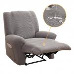 Vandeniui atsparus Polar Fleece Atlo&scaron;ų užvalkalas Split Relax Viskas įskaičiuota Lazy Boy Kėdės Užvalkalas Gultas Sofa Sofa Fotelis Užvalkalai &scaron;viesiai pilka spalva