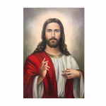 Jėzaus serijos drobės plakatai ir spaudiniai Krik&scaron;čionių sienų menas Paveikslų tapyba svetainei namų dekoravimui freskos dovanos 21X30cm No Frame