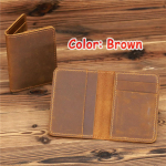 Auk&scaron;tos kokybės vintažiniai rankų darbo &bdquo;Crazy Horse&ldquo; odiniai kavos kreditinių kortelių laikikliai Įprasti plonos piniginės vyri&scaron;kos &bdquo;Slim ID&ldquo; VIP mažų kortelių dėklai juoda