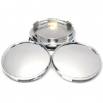 4 vnt / partija 68 mm ( 62 mm 6 kontaktų ) skirtas 65 mm logotipui Automobilio rato centrinis stebulės dangteliai Hubcap dangtelis Automobilio stiliaus ratlankių priedai Chromas sidabras/juodas sidabras