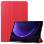 Dėklas, skirtas Samsung Galaxy Tab S9 FE Case 10,9'' PU odinis automatinis miego dangtelis, skirtas Funda Galaxy Tab S9 FE dėklui X510 X516 X516B raudona