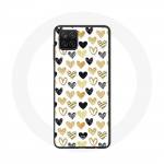 Coque pour Samsung Galaxy A42 5G Fond de coeurs
