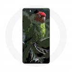 Coque pour Huawei P8 Lite Pionus Perroquet Rouge Vert