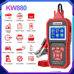 KONNWEI KW880 12V automobilio akumuliatoriaus testerio analizatorius automatinės diagnostikos įrankiai Akumuliatoriaus atitikimas 3 viename automobilio OBD2 skaitytuvas, pilna OBD2 funkcija