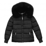 Yousheng žieminiai pūkiniai paltai, pamink&scaron;tintos ki&scaron;enės su gobtuvu Užsegamos užtrauktuku &bdquo;Parka&ldquo; vėjui atsparus &scaron;ilumą sulaikantis &bdquo;Slim Fit&ldquo; plius dydis, kasdienis &scaron;altas oras vir&scaron;utiniai drabužiai, medvilninė striukė