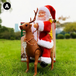 &Scaron;okantis Dainuojantis Kalėda Kalėdinės Dekoracijos Kalėdinis Žaislas Lėlė Maitinamas Baterijomis Muzikinis Judantis Figūrėlė