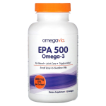 OmegaVia, EPA 500, Omega 3, 500 mg, 120 mink&scaron;tųjų gelių