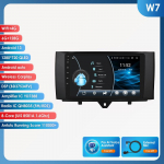 Hizpo Carplay 4G Android 13 Automobilinis radijas Smart Fortwo 2011-2015 Multimedijos vaizdo grotuvas GPS 2din Automagnetola I&scaron;manusis ekranas WIFI Bluetooth RDS FM W7 8Core 6G 128G,AI