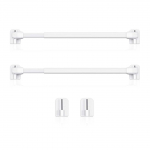 2 dalių reguliuojamas užuolaidų strypas, i&scaron;traukiamas strypas be gręžimo pakabinamų strypų, lipnus namų vonios kambariui