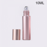 1 vnt. stiklinis rutulinis buteliukas 5/10 ml rožinis rutulinis buteliukas eterinis aliejus lūpų blizgis papildomas tūbelė tu&scaron;čias indelis stiklinis kvepalų buteliukas
