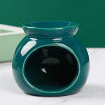 Porcelianinis aromatinis degiklis eterinio aliejaus krosnies mini žvakidės keramikos dirbiniai mėlyna